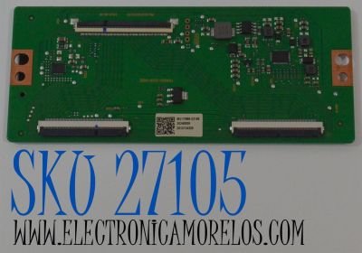 T-CON PARA TV ONN ORIGINAL / NUMERO DE PARTE 513C50C0M21 / 303C50C0232 / TV50C0-ZC26-01 / TV50C0-ZC26-01(B) / M21/7686-03189 / 20240509 / 2010134320 / 2023.06.08 / 20230608 / DISPLAY V430DJ1-Q01 REV.D2 / MODELO 100012584 43"