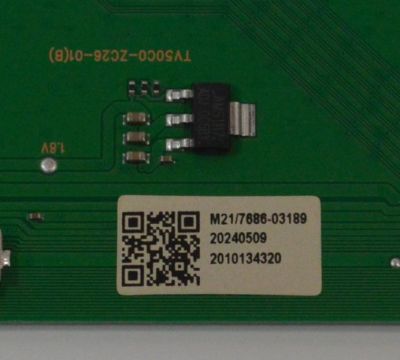 T-CON PARA TV ONN ORIGINAL / NUMERO DE PARTE 513C50C0M21 / 303C50C0232 / TV50C0-ZC26-01 / TV50C0-ZC26-01(B) / M21/7686-03189 / 20240509 / 2010134320 / 2023.06.08 / 20230608 / DISPLAY V430DJ1-Q01 REV.D2 / MODELO 100012584 43" - Imagen 2