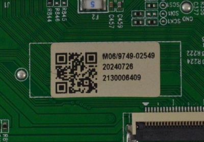 T-CON ORIGINAL PARA TV ONN / VIZIO / NUMERO DE PARTE 513C65B0M06 / TV65B0-ZC26-01 / TV65B0-ZC26-01(A) / M06/9749-02549 / 20240726 / 2130006409 / DISPLAY JR645R3HA3L / MODELO 100012587 65"  / V4K65M-0810 - Imagen 4