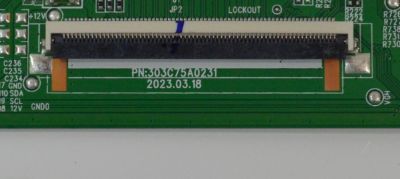 T-CON PARA TV ONN ORIGINAL / NUMERO DE PARTE 513C75A0M03 / TV75A0-ZC26-01 / TV75A0-ZC26-01(A) / M03/8589-01037 / 20230620 / 2010118951 / DISPLAY JR745R3HA2Y / MODELO 100044717 75"  - Imagen 3