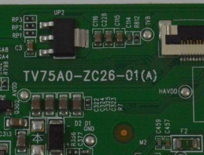 T-CON PARA TV ONN ORIGINAL / NUMERO DE PARTE 513C75A0M03 / TV75A0-ZC26-01 / TV75A0-ZC26-01(A) / M03/8589-01037 / 20230620 / 2010118951 / DISPLAY JR745R3HA2Y / MODELO 100044717 75"  - Imagen 4