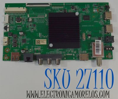 MAIN PARA TV ONN ORIGINAL 4K UHD HDR ROKU TV / NUMERO DE PARTE 515C90104M20 / MT90104-ZC01-01 / M20/1022-00158 / 20240607 / 2130006197 / PANEL V650DJB-Q02 (D2) / DISPLAY V650DJB-Q02 REV.D2 / MODELO 100012587 65"