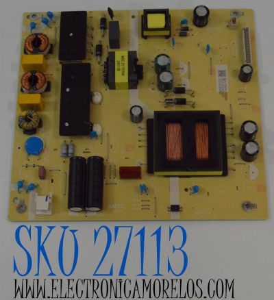 FUENTE DE PODER PARA TV ONN ORIGINAL / NUMERO DE PARTE 514C4302M04 / TV4302-ZC02-01 / M04/5404-00088 / 20240420 / 2010135353 / E021M715-B1 / DISPLAY ST5461D18-2 VER.2.1 / MODELO 100012586 55"