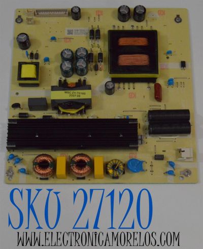 FUENTE DE PODER PARA TV ONN ORIGINAL / NUMERO DE PARTE 514C6507M08 / TV6507-ZC02-01 / E021M716-B1 / M08/5806-01305 / 20231210 / 2010127429 / DISPLAY JE695R3HD2L / MODELO 100012588 70"