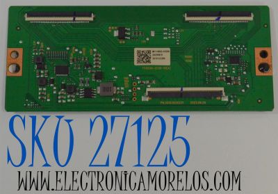 T-CON PARA TV ONN ORIGINAL / NUMERO DE PARTE 513C5030M11 / TV5030-ZC26-01 (A) / TV5030-ZC26-01(A) / 303C5030231 / M11/4502-03256 / 20230919 / 2010122280 / MODELO 100012585 50"