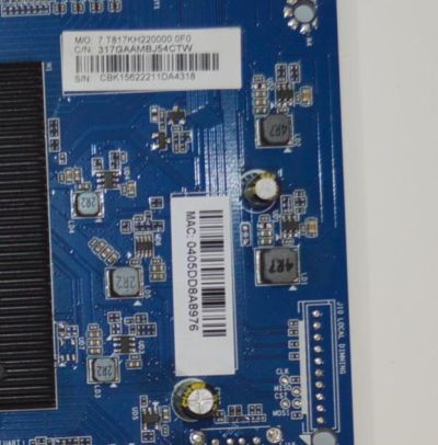 MAIN PARA TV ONN ORIGINAL 4K UHD HDR ROKU TV / NUMERO DE PARTE 317GAAMBJ54CTW / CV817-KH / 7.T817KH220000.0F0 / T22170-TX / 0405DD / PANEL TPT650WR-R3HA.P / DISPLAY JR645R3HA3L / MODELO 100012587 65" - Imagen 3