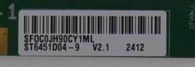 MAIN ORIGINAL PARA TV ONN 4K UHD HDR ROKU TV / NUMERO DE PARTE 515CT9640M05 / AMT9640-ZC01-01 / M05/4841-03944 / 20240323 / 2010132888 / M24003-MT / DISPLAY ST6451D04-9 V2.1 / MODELO 100012587 65" - Imagen 3