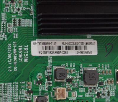 MAIN ORIGINAL NUEVA PARA TV PIONEER / NUMERO DE PARTE 02-7RT51MA50-T12T / 201-MM51MG1N-03 / 7RT51M / TM51MG1 / IDF983689D / 7RT51MA8ATAT / V8-GT51MGL-0015250 / V8-GT51MGL-0015250.0008 / MODELO PLE-50G23UHD - Imagen 3