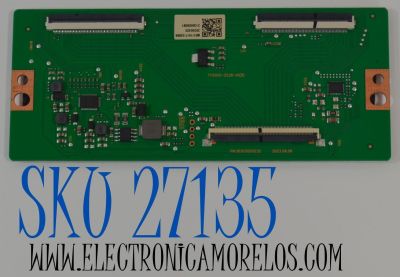T-CON ORIGINAL PARA TV ONN / NUMERO DE PARTE 513C50C0M51 / TV50C0-ZC26-01(B) / 303C50C0232 / M51/1917-03896 / 20240420 / 2130006081 / PANEL V550DJ2-Q01 (D1) / DISPLAY V550DJ2-Q01 REV.D1 / MODELO 100012586 55"