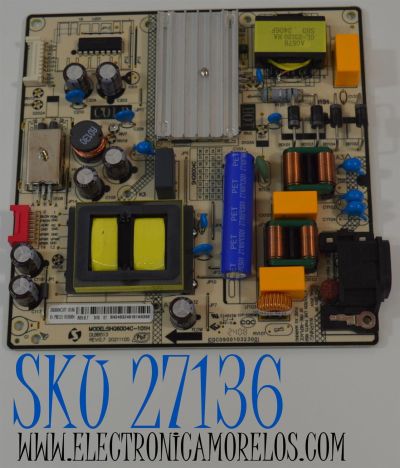 FUENTE DE PODER ORIGINAL NUEVA PARA TV PHILIPS / NUMERO DE PARTE 81-PBE121-H105004 / SHG6004C-101H / 20211105 / DLBB513 / CQC09001032300 / SHG6004C107-101HA / SHG6004C / PANEL LVU430CSDX A0011 / MODELO 43PFL5756/F7