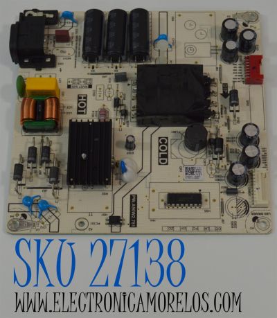 FUENTE DE PODER ORIGINAL NUEVA PARA TV DAEWOO / NUMERO DE PARTE 81-PBE122-C090001 / PW.A90W2.781 / PW.A90W2.781-M-01 / PW.A90W2 781-M-01 / E173873 / PANEL LVU500CHDX / DISPLAY CV500U5-T02 REV:01 / MODELOS DAW50UR / HKP50RUHD2