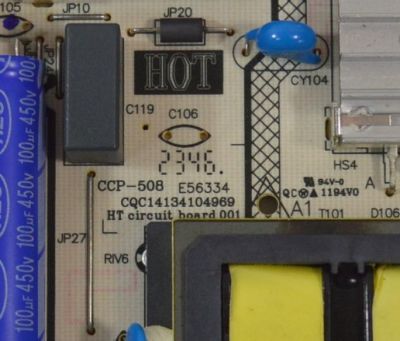 FUENTE DE PODER ORIGINAL NUEVA PARA TV LG / NUMERO DE PARTE 81-PBE055-H4B08AP / SHG6504B08-101HA / DLBB568 / DLBB568 VER:0.3 / CQC14134104969 / 20200416 / 20200416 / CCP-508 / E56334 / PANEL LVU550LGDXE0212 / MODELO 55UP7000PUA / 55UP7000PUA.CUSYLH - Imagen 2