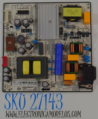 FUENTE DE PODER ORIGINAL NUEVA PARA TV KALLEY / NUMERO DE PARTE 81-PBE055-H4C81AP / SHG6004C-101H / SHG6004C81-101HA / DLBB513 / CQC14134104969 / E56334 / SHG6004C / 20190909 / MODELO K-ATV50UHD