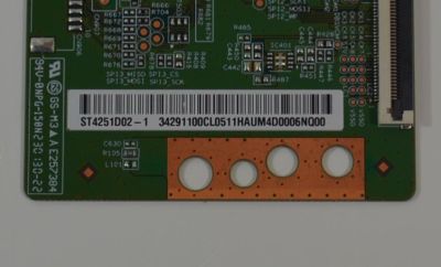 T-CON ORIGINAL NUEVA PARA TV PHILIPS / NUMERO DE PARTE 34291100CL0511 / TD-000L / 34.29110.0CL / ST4251D02-1 / E257384 / 34291100CL0511HA / PANEL LVU430CSDX A0011 / DISPLAY V / MODELO 43PFL5756 / 43PFL5756/F7 A - Imagen 3