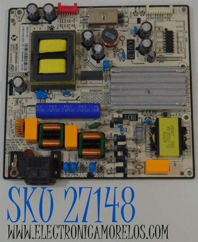 FUENTE DE PODER ORIGINAL NUEVA PARA TV HKPRO / NUMERO DE PARTE 81-PBE055-H4C56AP / SHG6004C-101H / SHG6004C56-101HA / SHG6004C / DLBB513 / 20190909 / CQC14134104969 / PANEL LVU580PADX / DISPLAY CC580PV6D / MODELOS HKP58UHD7 / 50PFL5765/F8 / 55PFL6775/F8