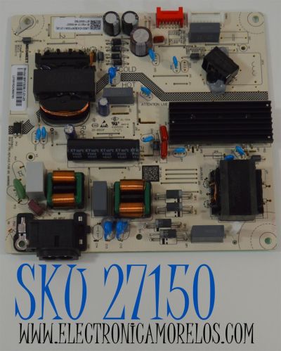 FUENTE DE PODER ORIGINAL NUEVA PARA TV PHILIPS / NUMERO DE PARTE MP150M-1-01-05 / 81-PBE121-M150002 / MP150M-1 / 471000782 / MP150M-1 REV:1.0 / MODELO 65PUL6653 / 65PUL6653/F8