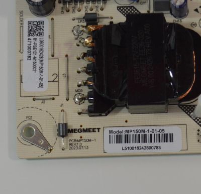 FUENTE DE PODER ORIGINAL NUEVA PARA TV PHILIPS / NUMERO DE PARTE MP150M-1-01-05 / 81-PBE121-M150002 / MP150M-1 / 471000782 / MP150M-1 REV:1.0 / MODELO 65PUL6653 / 65PUL6653/F8 - Imagen 2