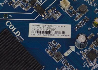 MAIN FUENTE COMBO ORIGINAL NUEVA PARA TV HKPRO / NUMERO DE PARTE 02-3MT816A42-J02T / CV816-N42 / V8-MR16K01-LF1V1352 / 7.D816N4212000.3B1 / IDF980443 / 088-P2K5519A0 / CQC17134172152 / MODELO HKP43R02 - Imagen 3