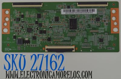 T-CON ORIGINAL NUEVA PARA TV NOKIA QLED / NUMERO DE PARTE 2601620060100 / PT550GT01-1-C-2 / 2601620060100G43 / E54926 / L227245A_04 / MODELO QN55GV315ISW