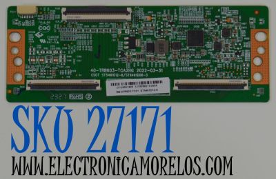 T-CON ORIGINAL NUEVA PARA TV PANASONIC / NUMERO DE PARTE M8-0TR603-TC01 / 40-TRB603-TCA2HG / DTU9007405 / ST5461D12-6 / ST6461D06-3 / CS0T ST5461D12-6/ST6461D06-3 / 12100962TC0559 / MODELO TH-55MX660DX