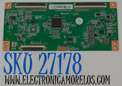 T-CON ORIGINAL PARA TV TOSHIBA / KALLEY / NUMERO DE PARTE N4TP580UHDPV7D / N4TP500UHDPV5D-F_S3D / CC580PV7D / N4TP500UHDPV5D / N4TP580UHDPV7D-F-S3D-A01-DE0D1F / CC500PV1D / CC500PV5D / E314919 / DISPLAY CC580PV7D / MODELO 58UL2163DB / K-ATV58UHD