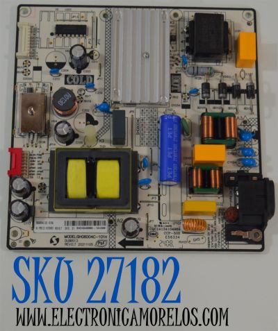 FUENTE DE PODER ORIGINAL NUEVA PARA TV PHILIPS / NUMERO DE PARTE 81-PBE121-H105003 / SHG6004C-101H / DLBB513 / SHG6004C / SHG6004C102-101HA / DLBB513 REV:0.7 / 20211105 / CQC14134104969 / E56334 / MODELO 43PFL5756 / 43PFL5756/F7A CF2