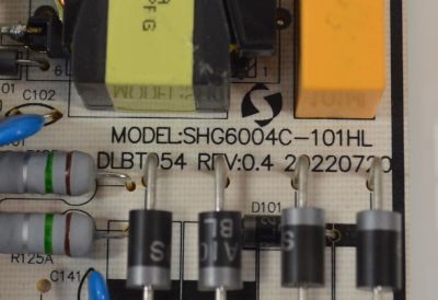 FUENTE DE PODER ORIGINAL NUEVA PARA TV PHILIPS / NUMERO DE PARTE 81-PBE152-H165003 / SHG6004C-101HL / DLBT054 / SHG6004C26-101HLB / DLBT054 REV:0.4 / CQC14134113193 / E317642 / 20220720 / MODELO 55PUL6653 / 55PUL6653/F8 - Imagen 3