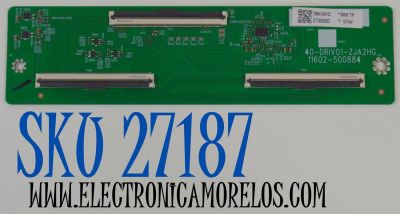 T-CON ORIGINAL PARA TV TCL / NUMERO DE PARTE 30840-000102 / 40-DRIV01-ZJA2HG / 11602-500884 / GTC500028D / E503744 / 2E13644A0 / 19001227631 / PANEL LVU980NDJL / DISPLAY ST9751D01-4 VER.2.2 / BOARD ST9751D01-1-XRL-1 /  MODELO 98Q651G / 98Q671G / 98Q672G