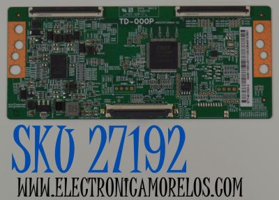 T-CON ORIGINAL NUEVA PARA TV SHARP / NUMERO DE PARTE 34291100CU / 34291100CU0111USU / 34.29110.0CU / TD-000P / ST7461D03-2 / 34291100CU0111 / J68504PF260A2-23 / PANEL K750WDJ10HE / DISPLAY ST7461D03-2 VER.2.3 / MODELO 4T-C75EL8UR