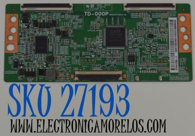 T-CON ORIGINAL NUEVA PARA TV HKPRO / NUMERO DE PARTE 34291100CW0211 / 34291100CW02 / 34.29110.0CW / TD-000P / ST6451D06-3 / 34291100CW0211HSUCC / G68504PF262 / PANEL K650WDGF / DISPLAY ST6451D06-3 VER.2.1 / MODELOS HKP65RUHD1 / 4T-C65EL8UR / 65PUL7973/F7