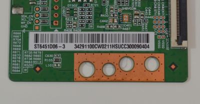 T-CON ORIGINAL NUEVA PARA TV HKPRO / NUMERO DE PARTE 34291100CW0211 / 34291100CW02 / 34.29110.0CW / TD-000P / ST6451D06-3 / 34291100CW0211HSUCC / G68504PF262 / PANEL K650WDGF / DISPLAY ST6451D06-3 VER.2.1 / MODELOS HKP65RUHD1 / 4T-C65EL8UR / 65PUL7973/F7 - Imagen 2