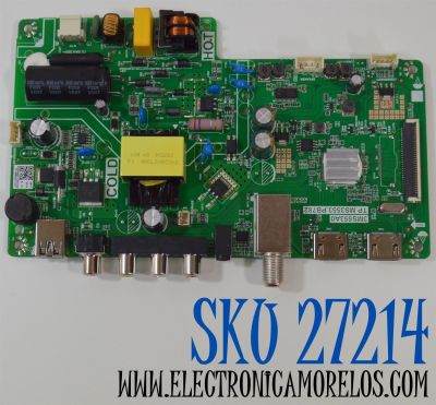 MAIN FUENTE COMBO ORIGINAL NUEVA PARA TV / NUMERO DE PARTE 02-SHMS3553-CA21 / TP.MS3553.PB782 / 02-SHNS3553-CA21 / 3MS553A0 / IDE977897A / B23060837 / 2605H77C0