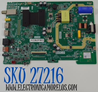 MAIN FUENTE COMBO ORIGINAL NUEVA PARA TV KALLEY GOOGLE TV / NUMERO DE PARTE 02-7RT41AA43-T04T / 7RT41AA8T2AT / TM41AG2 / 201-MM41AG2N-03 / IDE982163B / 7RT41AA8T2BT / V8-GT41AGL-0012061 / CQC22001333052 / V8-GT41AGL-0012061.0005 / MODELO K-GTV43FHD