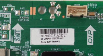 MAIN FUENTE COMBO ORIGINAL NUEVA PARA TV KALLEY GOOGLE TV / NUMERO DE PARTE 02-7RT41AA43-T04T / 7RT41AA8T2AT / TM41AG2 / 201-MM41AG2N-03 / IDE982163B / 7RT41AA8T2BT / V8-GT41AGL-0012061 / CQC22001333052 / V8-GT41AGL-0012061.0005 / MODELO K-GTV43FHD - Imagen 3