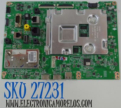 MAIN ORIGINAL PARA TV LG 4K UHD HDR SMART TV / NUMERO DE PARTE EBT66859901 / EAX68884321 / EAX68884321(1.0) / 66859901 / PANEL NC550DQG / DISPLAY LC550DQJ (SM)(A1) / MODELO 55UT570H9UA