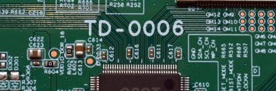 T-CON ORIGINAL PARA TV ELEMENT / JVC / NUMERO DE PARTE 34291100C50211 / TD-0006 / ST5461D12-5 / 34.29110.0C5 / 34.29110.0C / E257384 / DISPLAY ST5461D12-4 VER.2.2 / BOARD ST5461D12-5-XL-1 / ST5461D12-5-XR-1 / MODELOS E4AA55R / LT-55MAW804 / LT-55MAW595 - Imagen 3