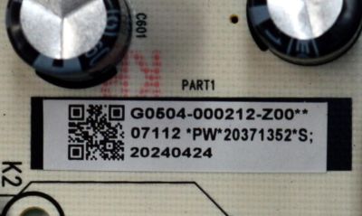 FUENTE DE PODER ORIGINAL PARA TV TCL / NUMERO DE PARTE G0504-000212 / G0101-000201 / 40-L12JW1-PWC1KG / G0504-000212-Z00 / 20371352 / PANEL LVU550NDJL / DISPLAY ST5461D18-2 V2.1 / CSU05-XL-1 / CSU05-XR-1 / MODELO 55S571G - Imagen 3