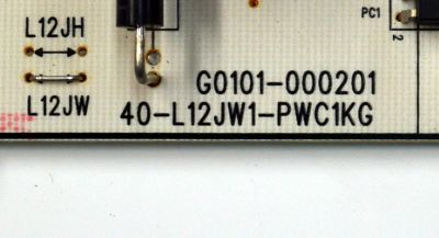 FUENTE DE PODER ORIGINAL PARA TV TCL / NUMERO DE PARTE G0504-000212 / G0101-000201 / 40-L12JW1-PWC1KG / G0504-000212-Z00 / 20371352 / PANEL LVU550NDJL / DISPLAY ST5461D18-2 V2.1 / CSU05-XL-1 / CSU05-XR-1 / MODELO 55S571G - Imagen 2