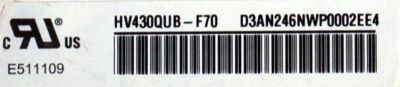 MAIN FUENTE COMBO ORIGINAL PARA TV ELEMENT XUMO TV 4K UHD HDR / NUMERO DE PARTE 9011-240038-WC2010GK / TPD.T962D4.PC761 (T) / 9011-240038-WC2010GK-CV /TE9011ARA0-24603M07291 /M24050254 / Q24076-KT / PANEL K430WDJ1 / DISPLAY HV430QUB-F70 / MODELO E550AE43C - Imagen 3