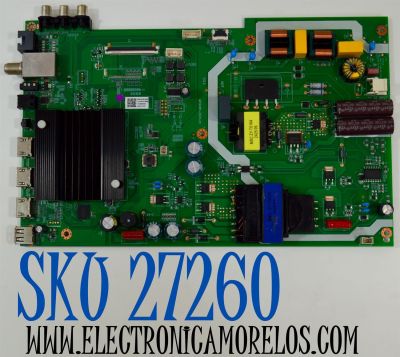 MAIN FUENTE COMBO ORIGINAL PARA TV ONN ROKU 4K UHD HDR / NUMERO DE PARTE 515C90161M06 / MT90161-ZC01-01 / M06/4330-05402 / 2130006356 / M24151-MT / PANEL V500DJ7-QE1 (D8) / DISPLAY V500DJ7-QE1 REV.D8 / MODELO 100012585 50"