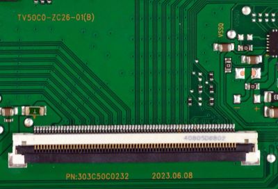 T-CON ORIGINAL PARA TV ONN / NUMERO DE PARTE 513C50C0M31 / TV50C0-ZC26-01(B) / E022M726-A2 / 303C50C0232 / M31/2681-03155 / 20240807 / 2130006356 /  PANEL V500DJ7-QE1 (D8) / DISPLAY V500DJ7-QE1 REV.D8 / MODELO 100012585 50" - Imagen 3