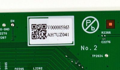 T-CON ORIGINAL PARA TV PHILIPS / NUMERO DE PARTE AH7UZ041 / BAH7UZG0204 1 / V000005863 / K082A-166A / DISPLAY V500DJ7-QE1 REV.D2 / MODELO 50PUL7552/F7 / 50PUL7552/F7 A - Imagen 3