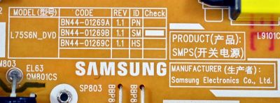 FUENTE DE PODER ORIGINAL PARA TV SAMSUNG / NUMERO DE PARTE BN44-01269B / L75S6N_DVD / BN4401269B / BN44-01269A / BN44-01269C / PANEL CY-BD070HGSV2H / CY-BD075HGSV5H / DISPLAY JE695R3HE1K / JR745R3HC5K / MODELO UN70DU7200FXZA / UN75DU7200BXZA - Imagen 3