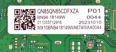 MAIN ORIGINAL PARA TV SAMSUNG / NUMERO DE PARTE BN94-18149W / BN41-03133B / BN41-03133 / BN97-20717W / BN9418149W / BN96-56609B / BN95-09244A /PANEL CY-TC085FMHV4H / BOARD ST8461D03-3 V2.1 / ST8461D02-2-XM-1 / ST8461D02-2-XR-1 / MODELO QN85QN85CDFXZA CA01 - Imagen 6