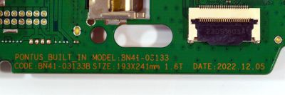 MAIN ORIGINAL PARA TV SAMSUNG / NUMERO DE PARTE BN94-18149W / BN41-03133B / BN41-03133 / BN97-20717W / BN9418149W / BN96-56609B / BN95-09244A /PANEL CY-TC085FMHV4H / BOARD ST8461D03-3 V2.1 / ST8461D02-2-XM-1 / ST8461D02-2-XR-1 / MODELO QN85QN85CDFXZA CA01 - Imagen 5