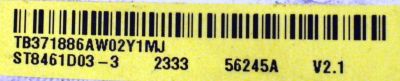 MAIN ORIGINAL PARA TV SAMSUNG / NUMERO DE PARTE BN94-18149W / BN41-03133B / BN41-03133 / BN97-20717W / BN9418149W / BN96-56609B / BN95-09244A /PANEL CY-TC085FMHV4H / BOARD ST8461D03-3 V2.1 / ST8461D02-2-XM-1 / ST8461D02-2-XR-1 / MODELO QN85QN85CDFXZA CA01 - Imagen 3
