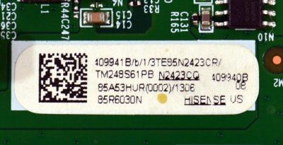 MAIN ORIGINAL PARA TV HISENSE 4K UHD HDR ROKU TV / NUMERO DE PARTE 409941 / RSAG7.820.11722/ROH / 409940 / 85A53HUR(0002) / N2423CQ / PANEL HD850H1U51-TAL6B1\ROH / DISPLAY T850QVN03.4 / MODELO 85R6030N - Imagen 4