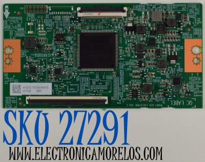 T-CON ORIGINAL PARA TV HISENSE / NUMERO DE PARTE 416222 / RSAG7.820.13019/ROH / 411428 / TCTG247841F0 / RSAG7.820.13019/ROH VER.C / PANEL HD850H1U51-TAL6B1\ROH / DISPLAY T850QVN03.4 / MODELO 85R6030N