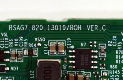 T-CON ORIGINAL PARA TV HISENSE / NUMERO DE PARTE 416222 / RSAG7.820.13019/ROH / 411428 / TCTG247841F0 / RSAG7.820.13019/ROH VER.C / PANEL HD850H1U51-TAL6B1\ROH / DISPLAY T850QVN03.4 / MODELO 85R6030N - Imagen 2