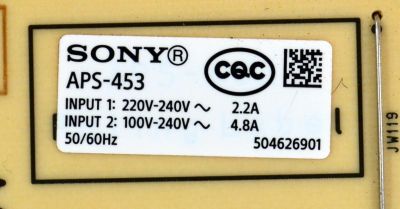 FUENTE DE PODER ORIGINAL PARA TV SONY BRAVIA / NUMERO DE PARTE 101713511 / 101668911 / APS-453 / APS-453 (CH) / 1-017-135-11 / 101713511-23082016320-A / PANEL YDDM075DGS11 / DISPLAY ST7461D04-6 V2.1 / MODELO XR-75X90CL / XR75X90CL / XR-75X90L / XR75X90L  - Imagen 4